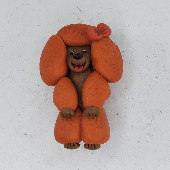 Poodle Magnet Fridge Kitchen Clay Polymer - Picture 4 of 4